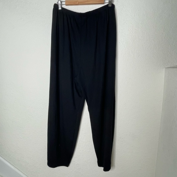 Bryn Walker Olivier Lantern Pants Size L Black Modal Blend Made In USA - Picture 2 of 14